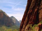 Zion has vertical cliffs exceeding 3000` 